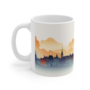 The Town Silhouette Collection 5 - Autumn Morning