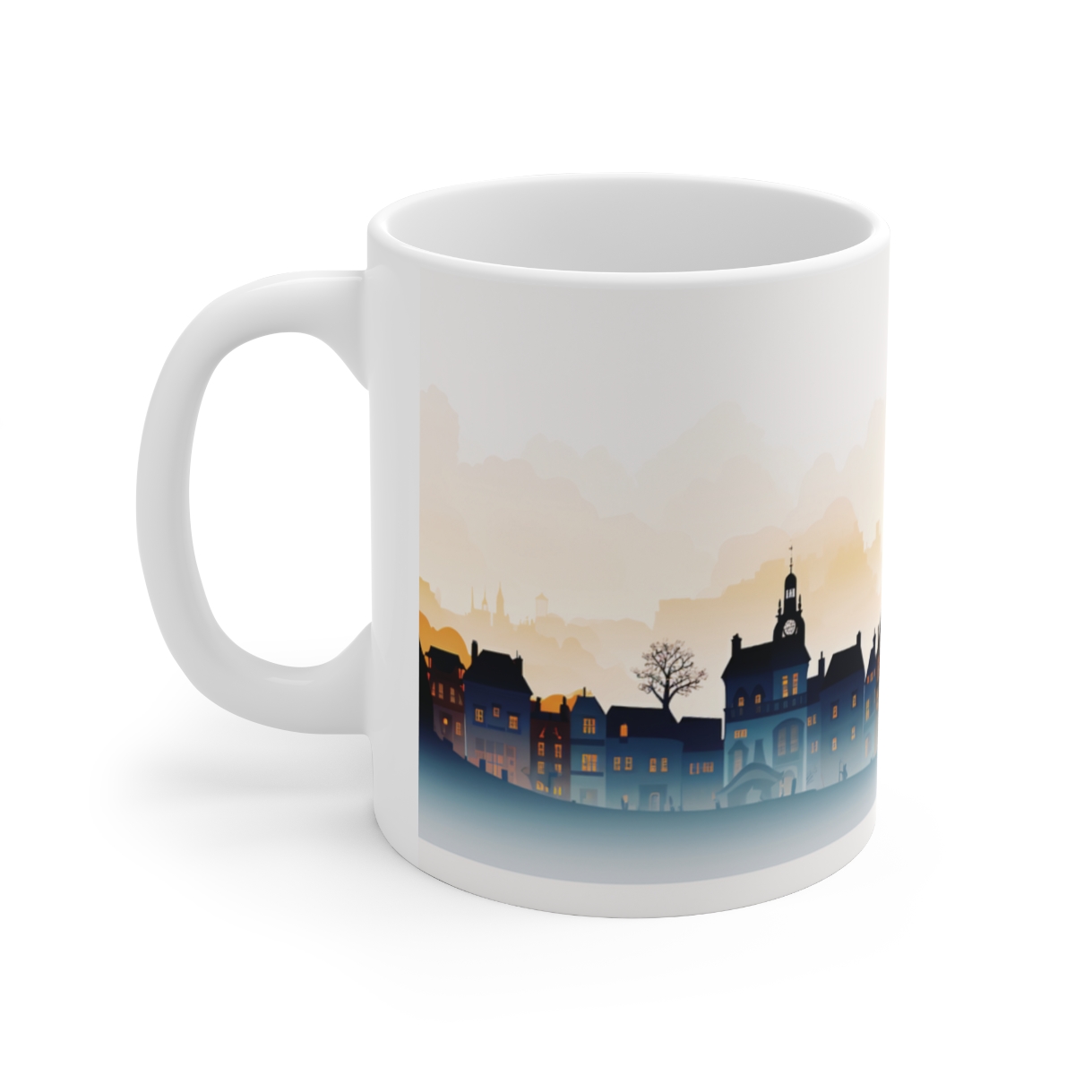 The Town Silhouette Collection 6 - Winter's Day - Image 3