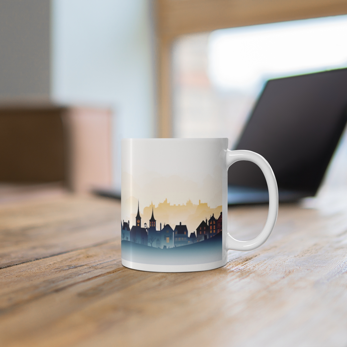 The Town Silhouette Collection 6 - Winter's Day - Image 6