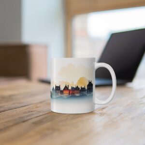 The Town Silhouette Collection 7 - Autumn Sunset