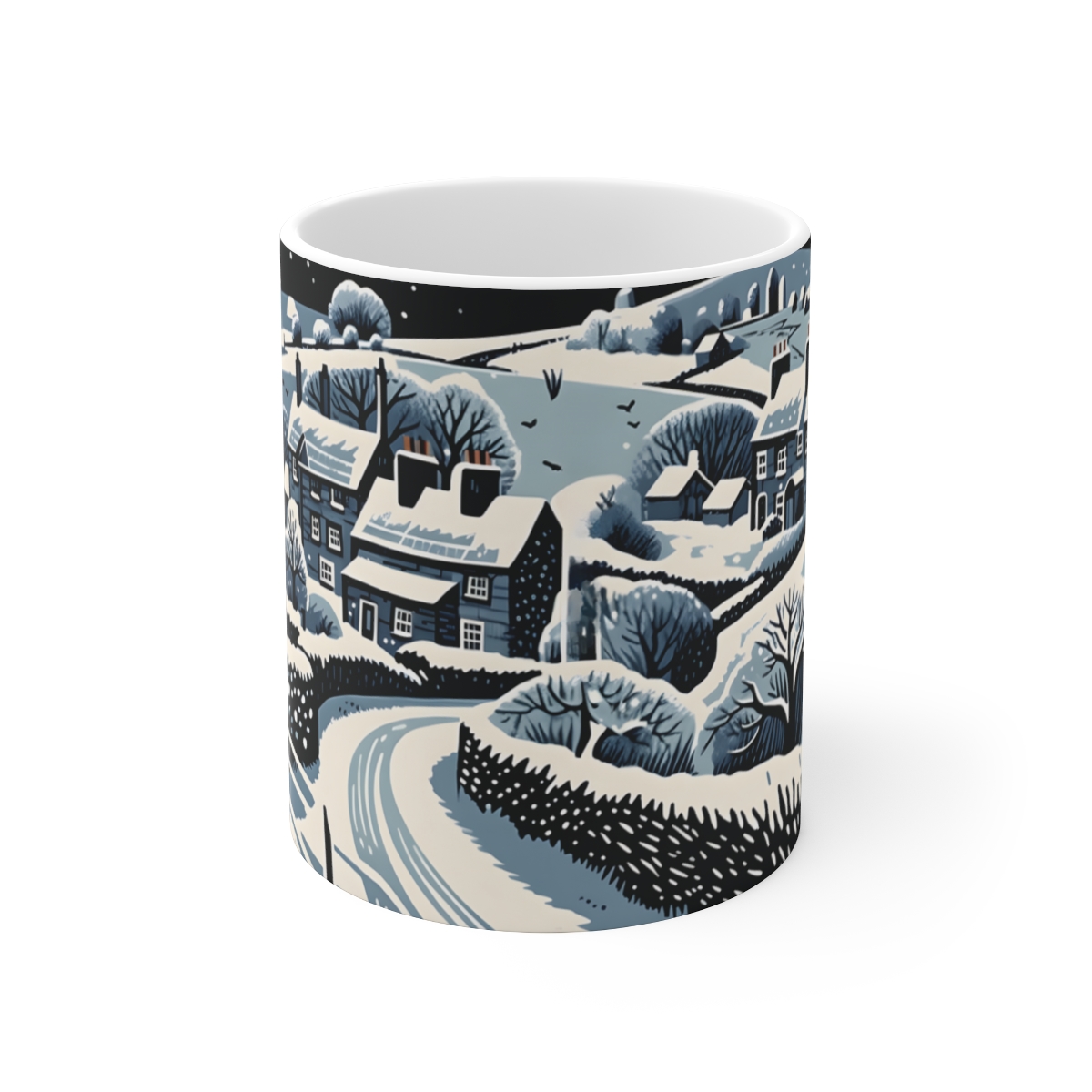 Falling Snow - Cotswold LinoCuts - Image 2