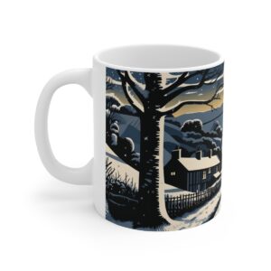 Winter Moon - Cotswold LinoCuts