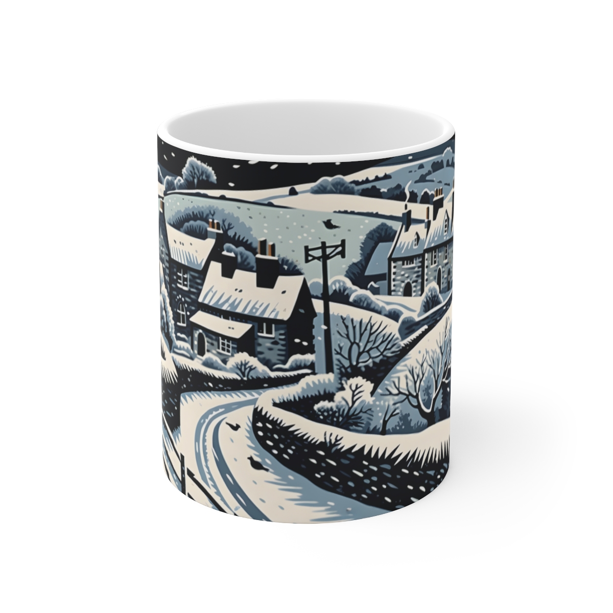 Grey Sky Morning - Cotswold LinoCuts - Image 2