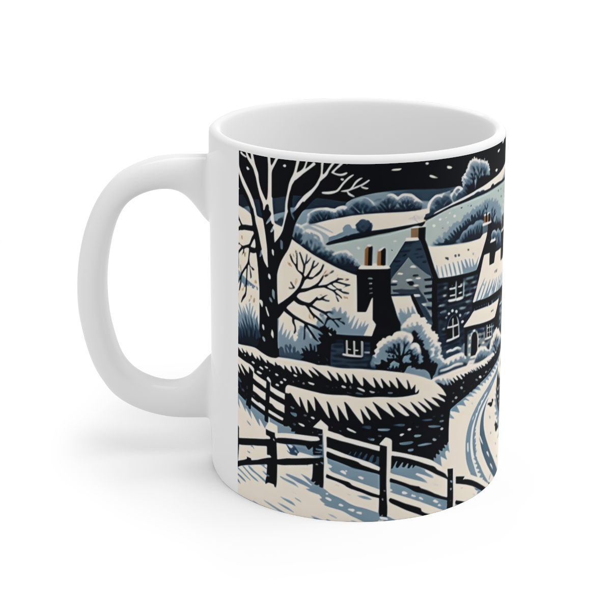 Grey Sky Morning - Cotswold LinoCuts - Image 3