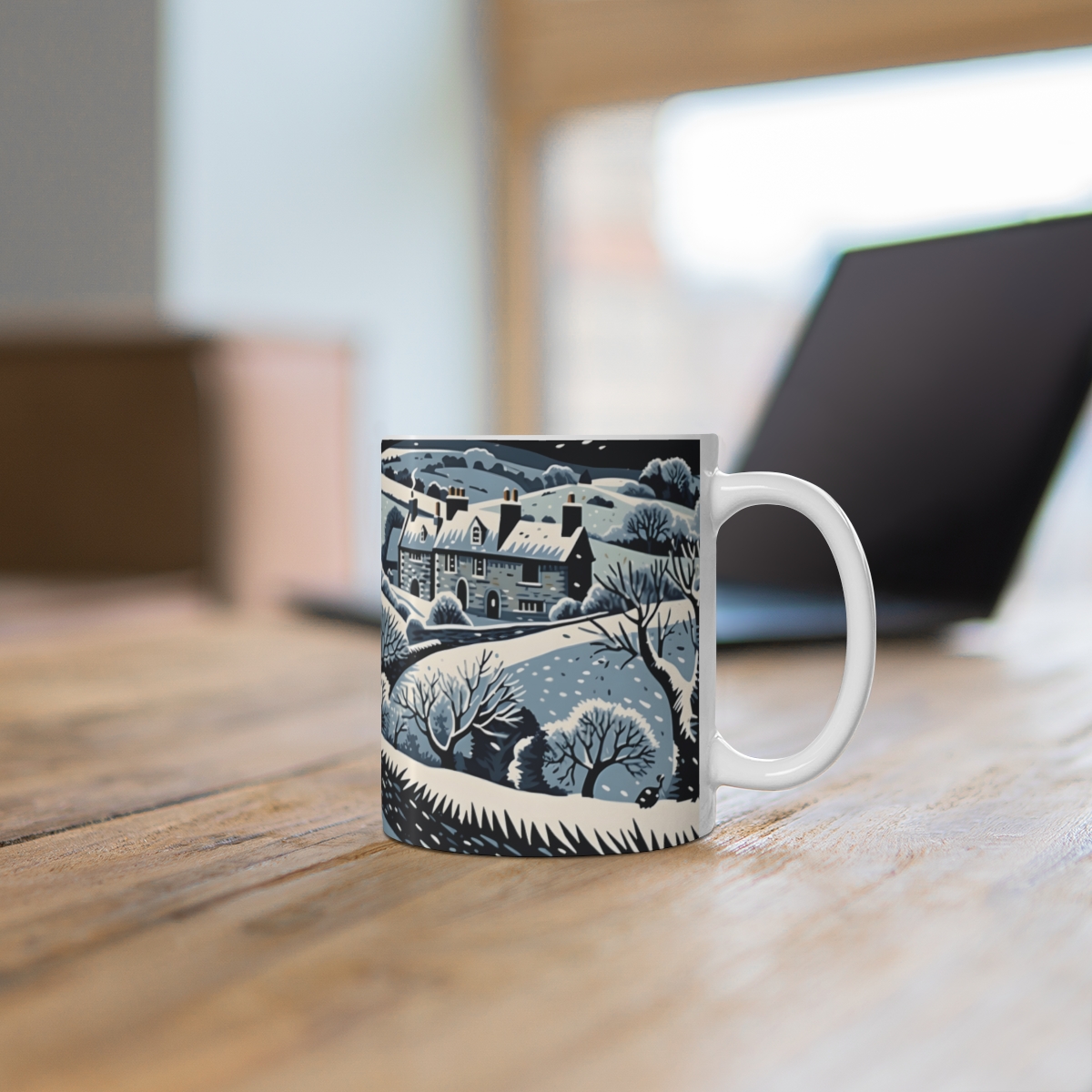Grey Sky Morning - Cotswold LinoCuts - Image 6