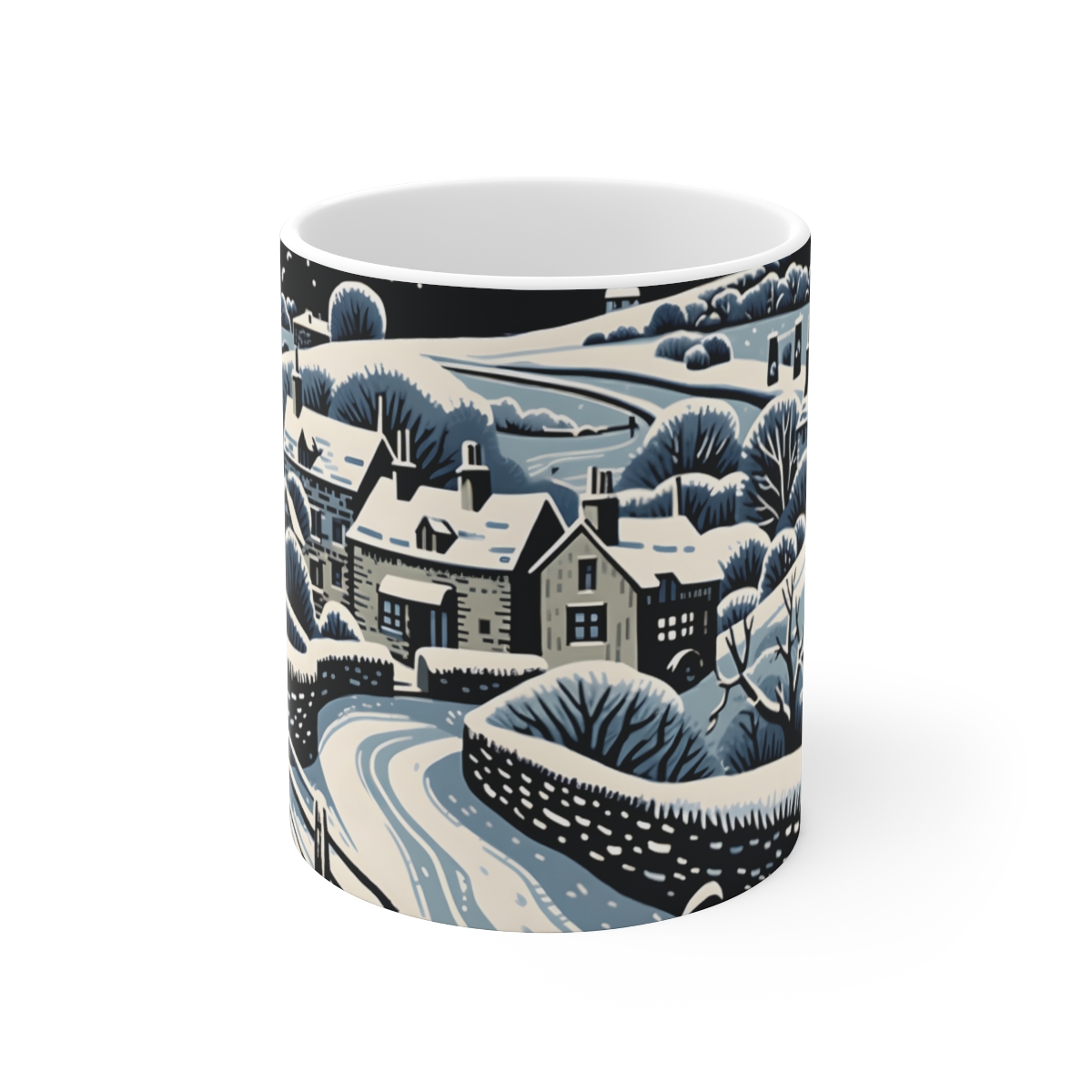 A Sleepy Village - Cotswold LinoCuts - Image 2