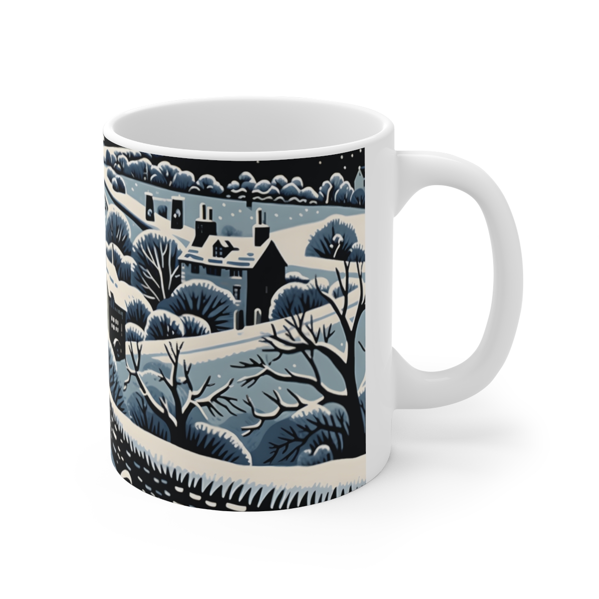 A Sleepy Village - Cotswold LinoCuts - Image 3